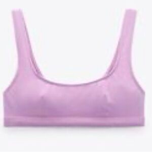 Zara Light Purple Swim Bra